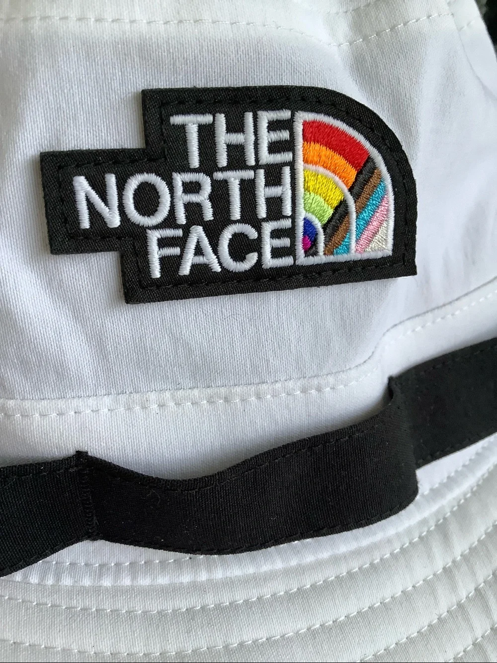 The North Face pride logo boonie hat